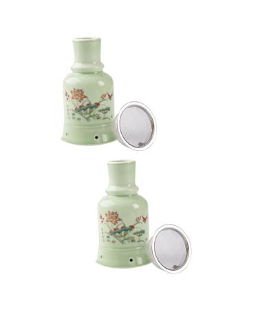 Beavorty 2 sets Moxibusion pot holder for Moxa Brenner Moxibustion can MOXIBUSITION delivers scratch massage pot Moxibusion Device Moxa massage can ceramic moxibuscy