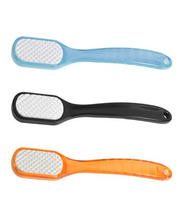 Minkissy Pedicure tool double-sided footfish W scher: 2 pieces feet Calluses Schaber Rasp Pedicure Dead Skin Remover W scher Peeler Foot cleaning tools for wet and dry feet