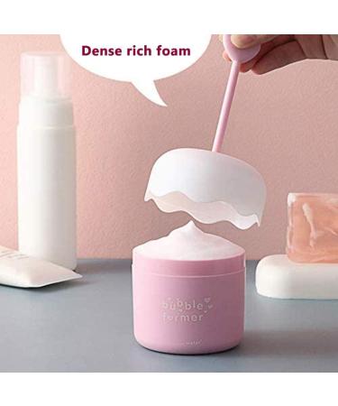 Foam Bubble Maker Cleanser Foamer Cup for Delicate and Smooth Facial Cleansing Cute Skin Care Tools (purple) - Buy Online on GoSupps.com