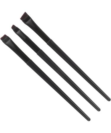 Baluue 12 Pcs Eyeliner Brush Eyebrow Brush Thin Eyeliner Brush Flat Eyeliner Brush Female Black  - Buy Online on GoSupps.com