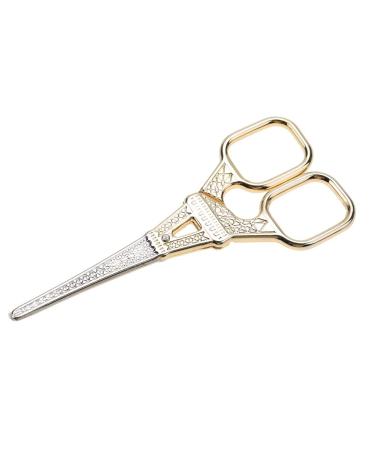 Fashion Scissors Big Stainless Steel Tools Shears Manicure Decoration Tools Rose Gold Scissors Clippers Cuticle Scissors (Tower Scissors (Gold)) Tower scissors (gold) Tower scissors (gold)