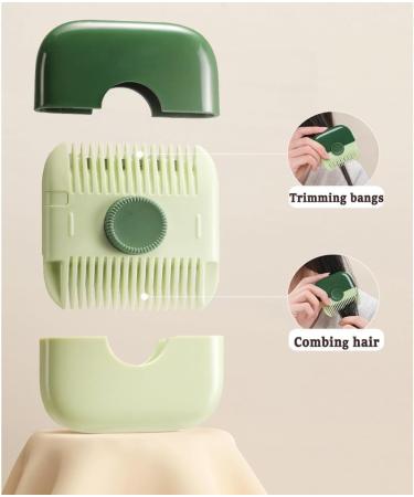 Trimpocket Hair Trimmer/Comb Kids 2 in 1 Split Ends Hair Trimmer Portable Manual Baby Hair Shredder Anti-Cut Brush Detachable Home Bangs Trim Comb Dual-Side Design Blades Replaceable (2pcs E) - Buy Online on GoSupps.com