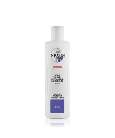 Nioxin System 6 Scalp Therapy Conditioner with Peppermint Oil, Treats Dry Scalp, Provides Moisture Control & Balance, For Bleached & Chemically Treated Hair with Progressed Thinning, 10.1 fl oz