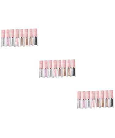 Didiseaon 24 Pcs Eye Shadow Women Bling Eyeshadow Sparkle Eyeshadow Cosmetic Miss Liquid Eyeshadow Box