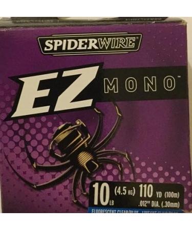 Spiderwire EZ Fishing Line 110 Yards | 8lb Fluorescent Clear/Blue | Braid/Fluorocarbon/Monofilament - Buy Online on GoSupps.com