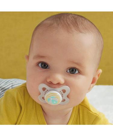 MAM Day & Night Silicone Pacifier Set for 0-6 Months | 4 Pacifiers + 2 Sterilized Transport Boxes - International Shipping Available - Buy Online on GoSupps.com