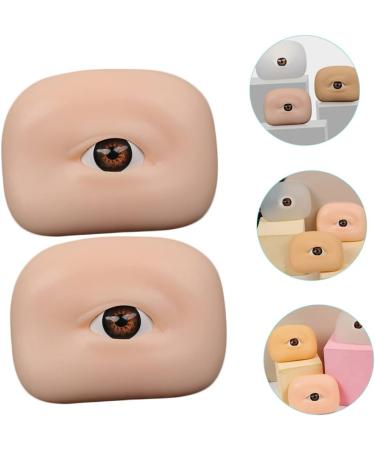 Healvian 6 Pcs Eye Practice Skin Eyeshadow Practice Makeup Skin Eyebrows Training Tool - Buy Online on GoSupps.com