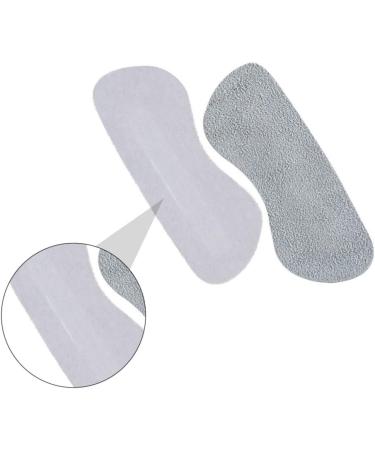 Healifty Women's High Heel Pads - Silicone Gel Insoles & Leather Heel Grips for Comfort and Support (Grey) - 4 Pairs - Buy Online on GoSupps.com