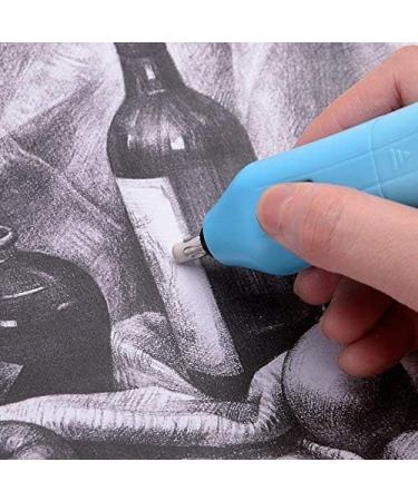 TEN-WIN Labor-Saving Clean Automatic Rotation Sketch Upgrade Electric Eraser Blue - Buy Online on GoSupps.com