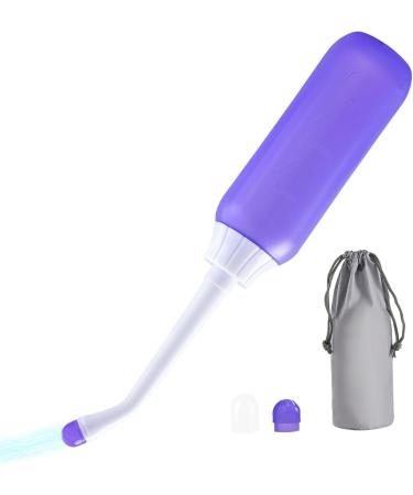 Portable Bidet for Travel | 400ml Personal Hygiene & Care Device | Ideal for Intimate Areas - Faceynde Lila - Buy Online on GoSupps.com