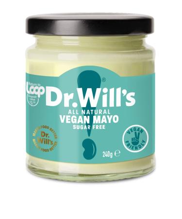 Dr Will's Dr Will's All Natural Vegan Mayonnaise - Keto & Paleo Diets - Sugar Gluten Free & Dairy Free - 2 x 240g