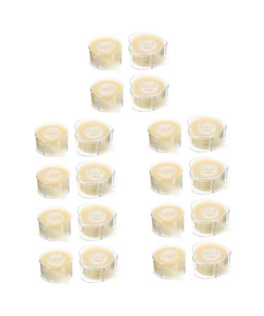 FRCOLOR 20 Rolls Double Eyelid Stickers Invisible Tape Eyelid Strip Tapes Eyelid Tapes Pretty Fake Eyelashes 1 count (Pack of 1) Light Yellowx5pcs