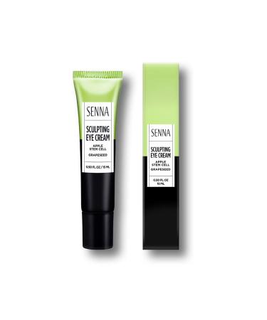 Senna Cosmetics Sculpting Eye Cream with Apple Stem Cell & Grapeseed 0.50 fl oz