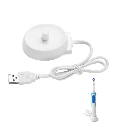 for Oral B Electric Toothbrush Charger Replacement Braun 3757 UK Plug Adaptor Charging Base Inductive Model 3757 Charger Vitality Travel Charger for Most Oral b Toothbrushes