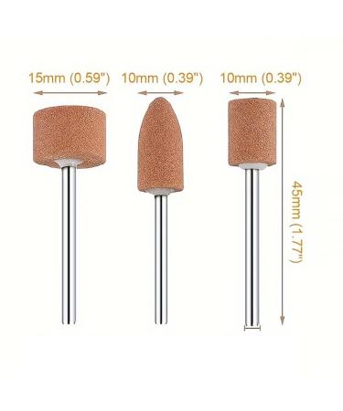 42 Pieces 3 Sizes Grinding Stone Sanding Drill Bits Rotary Grinding Stone Set Grinding Stone Drill Bit Set Stone Grinding Wheels with 3mm Shank for Polishing Stone - Buy Online on GoSupps.com