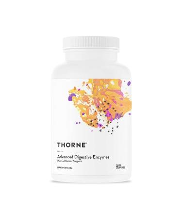 Thorne Advanced Digestive Enzymes (formerly Bio-Gest) - Plus Gallbladder Support Blend of Digestive Enzymes to Aid Digestion - 180 Capsules - 90 Servings