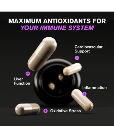 1000mg Glutathione Immune Support Supplement with 100mg Absorption Complex | Pure L Glutathione w/ Alpha Lipoic Acid for Brain Boost & Glowing Skin - Buy Online on GoSupps.com