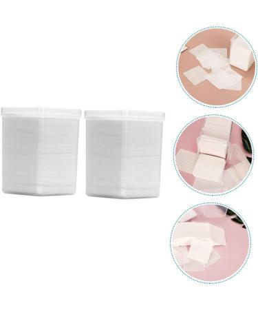 MAGICLULU 2 Boxes Cleaning Pads Cotton Pads Glue Wiping Pads Glue Cleaning Cotton Pad Manicure Remover Wipe Nail Polish Remover Nail Cleaning Tool Nail Art Cleaning Tool Glue Cleaning Pad - Buy Online on GoSupps.com