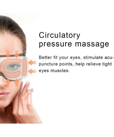 Electric Eye Massager with Heat Compression & Vibration - Ultimate Relief for Eye Fatigue & Dry Eyes - Buy Online on GoSupps.com
