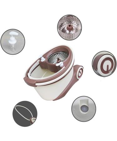 Mop Stainless Steel 360 Rotating and Rotating Handle with System Telescopic Rod with Metal Basket Smooth Sailing - Buy Online on GoSupps.com