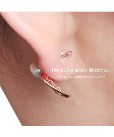 Rubber Earring Backs for Studs/Droopy Ears - 100 pcs 4mm - Buy Online on GoSupps.com