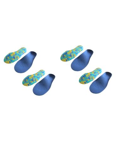 NOLITOY 4 Pairs Kids Cushioning Support Insoles Kids Inserts Kids Arch Support Insoles Shoe Pad Shoe Inserts for Kids Arch Support Cushions Arch Support Care Floor Mat Child