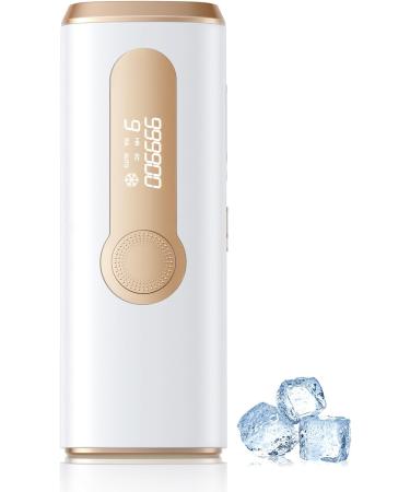 Glattol IPL Laser Hair Removal Device - Painless 3-in-1 Full Body Smooth Ice Cooling Technology - 2 Modes - 9 Levels - At-Home Treatment for Women and Men - Buy Online on GoSupps.com