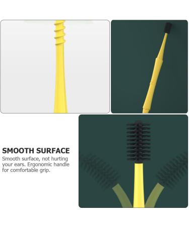 Healeved Double Sided Ear Wax Pickers 4pcs Set - Stainless Steel Earwax Remover Tool Kit for Men and Women - Ear Cleaning Curette Spoon with Storage Case - 12x0.5cm - Buy Online on GoSupps.com