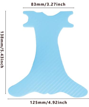 Eyeliner stencils for eyes wing eyeshadow stencilWinged eyeliner tool Brow Microblading Ruler Template for Perfect Winged Tip Brow Makeup Beginner Friendly Blue - Buy Online on GoSupps.com