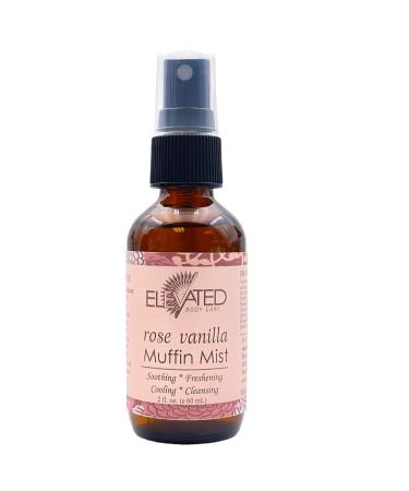 ELEVATED Muffin Mist Organic Natural Feminine Spray | Yoni Oil | 2-PACK | 5 Scents | Vegan - Herbal | Postpartum | Perineal Spray | Soothe Vaginal Dryness Itch Soreness Odor | Rose Vanilla 2-Pack - Buy Online on GoSupps.com