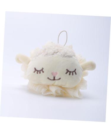 2pcs Lamb Bath Flower Loofah Set | Exfoliating Shower Puffs for Women | Bathroom Accessories - Buy Online on GoSupps.com