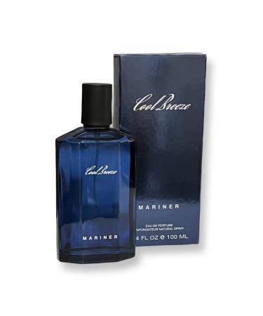 Cool Breeze MARINER Eau de Parfum for Men | 3.4 Fl Oz | Notes of Seawater Spicy Rosemary and Fresh Mint