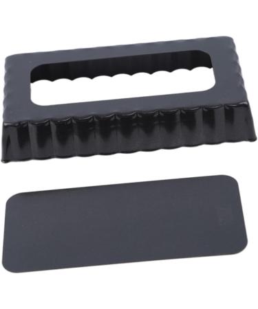 Alipis 6 Pcs Living Bottom Baking Mold Aluminum Bread Baking Pan Bread Baking Mold False Bottom Bakeware 11.5X6.2X2CMx3pcs Black 1x3pcs - Buy Online on GoSupps.com