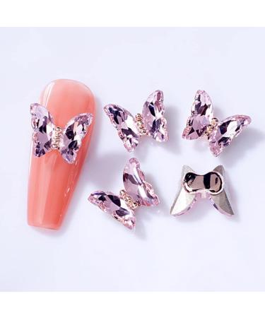 3D Nail Art Rhinestone Crystal AB Butterfly Charms Sparkle Nail Decoration Jewerlry Hand Craft DIY Accessories (MJ16) - Buy Online on GoSupps.com