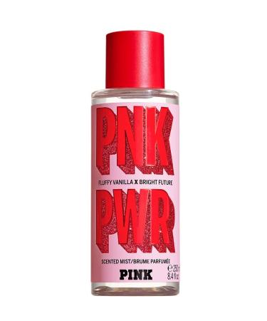 PINK/Victorias Secret PINK PWR LIMITED EDITION BODY SPRAY FLUFFY VANILLA FLUFFY COCONUT AND DEWEY PEAR 8.4 OUNCE