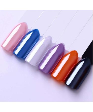 Holographic Nail Powder Holo Rainbow Mirror Effect Nail Pigment Kit for Nail Gel Polish Dipping Tool Purple - Buy Online on GoSupps.com