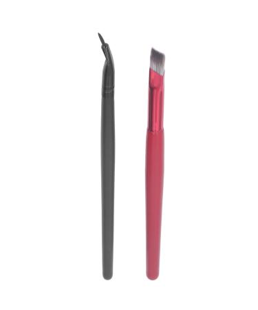 Buy Ergonomic Bent Brush - Ultra Fine Makeup Define Brow Brush for Artists | Portable & Perfect for Powder Rooms - Buy Online on GoSupps.com