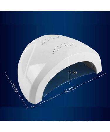 Squado Semi-Permanent LED Nail Stove | 48W UV Dryer for Manicure & Pedicure | 3 Timer Settings (5S-30S-60S) - International Shipping Available - Buy Online on GoSupps.com