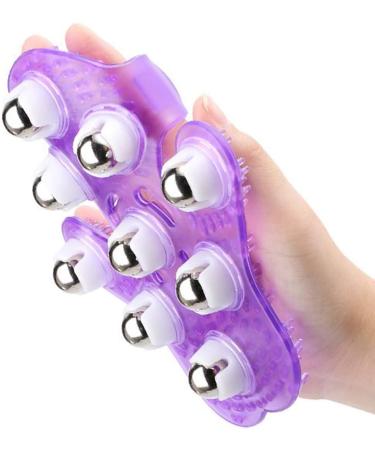 Iwobi Body Massager Glove - Palms Shaped with 9 Metal Roller Balls for Stress Relief | International Shipping - Buy Online on GoSupps.com