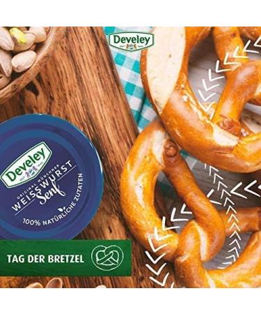 German Mustard | Original Munich Weisswurst Bavarian Mustard | 250 ml | Develey | Germany - Buy Online on GoSupps.com