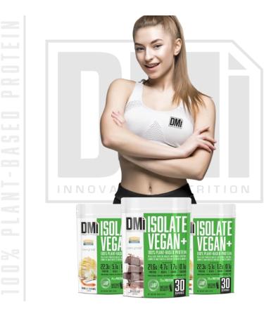  DMI INNOVATIVE NUTRITION DMI ISOLATE VEGAN+ (With Oxxynea + DigeZyme ) Pea and Rice Protein Isolate Base - 900g (Vanilla Candy) - Buy Online on GoSupps.com