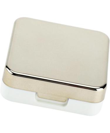 JTLB Reflective Cover Contact Lens Case Set - Cute Gold Travel Kit Box for Eye Care - Buy Online on GoSupps.com
