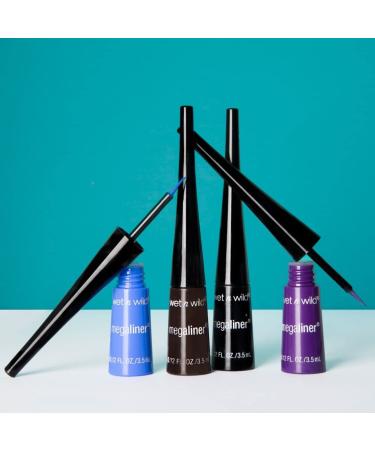 Wet n Wild MegaLiner Liquid Eyeliner in Dark Brown - Long-Lasting Formula - Buy Online on GoSupps.com