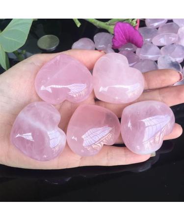 Natural Crystal Rough Natural Natural Rose Quartz Crystal Carved Heart Shaped Ornament for Lover Decoration Stone - Buy Online on GoSupps.com