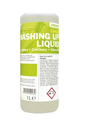 2Work Washing Up Liquid Concentrate Lemon Fragrance 1 Litre 2W04589 - Buy Online on GoSupps.com