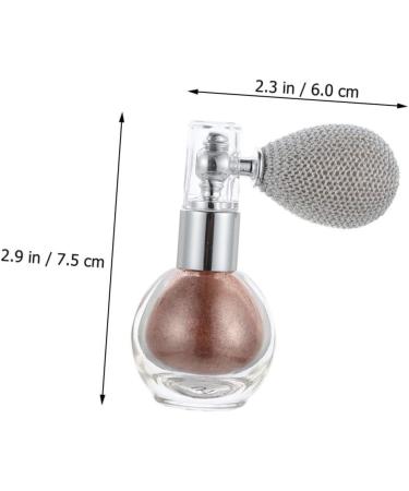 Balacoo 6 Pcs Spray Glitter Spray Mist Bottle for Hair Shimmer Makeup Spray Glittering Powder Sprayer Round As Shownx3pcs 7.5x6cmx3pcs - Buy Online on GoSupps.com