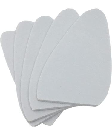 5 Pair of Half Insoles - Shoe Filler, Half-Sizer, Unisex Shoe Inserts to Make Big Shoes Fit a Half Size Smaller (Medium Pointy)