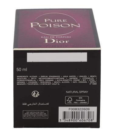 Christian Dior Pure Poison Women's 1.7-ounce Eau de Parfum Spray - Buy Online on GoSupps.com