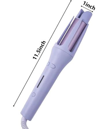 Small Curling Iron 1 Inch Hair Wand Curling Iron Auto Shut Off Produces Loose Curls Mini Curling Iron for Short Hair Purple - Buy Online on GoSupps.com
