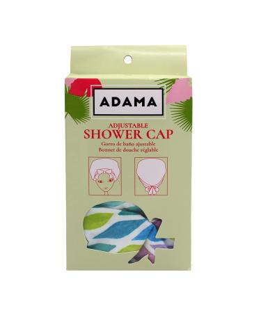 ADAMA Adjustable Shower Cap for Voluminous Hair - Prevent Breakage and Preserve Style with Adjustable Straps - Machine Washable - Green - Buy Online on GoSupps.com